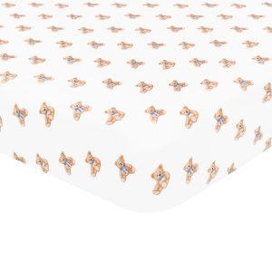 Mini Crib Sheet in Teddy Bear