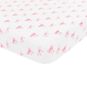 Mini Crib Sheet in Bow