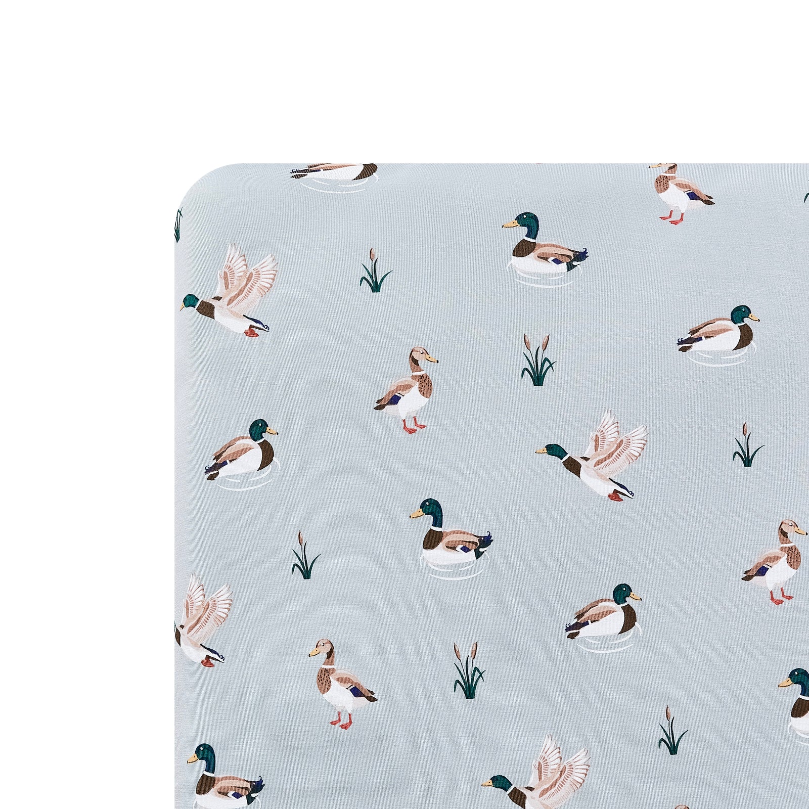 Crib Sheet in Mallard Duck - Image 6