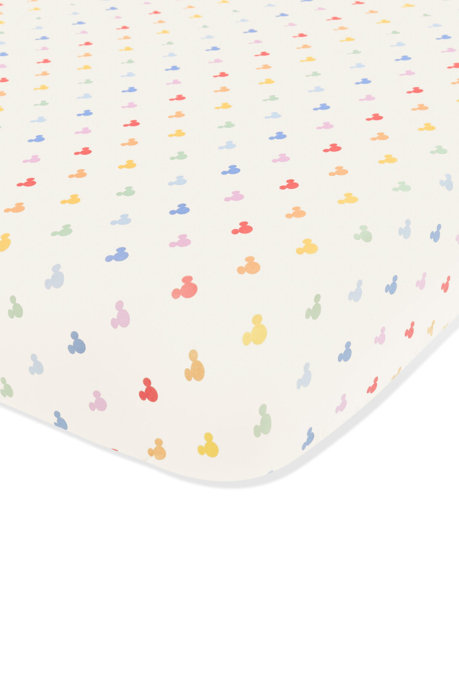Crib Sheet in Pastel Mickey Mouse