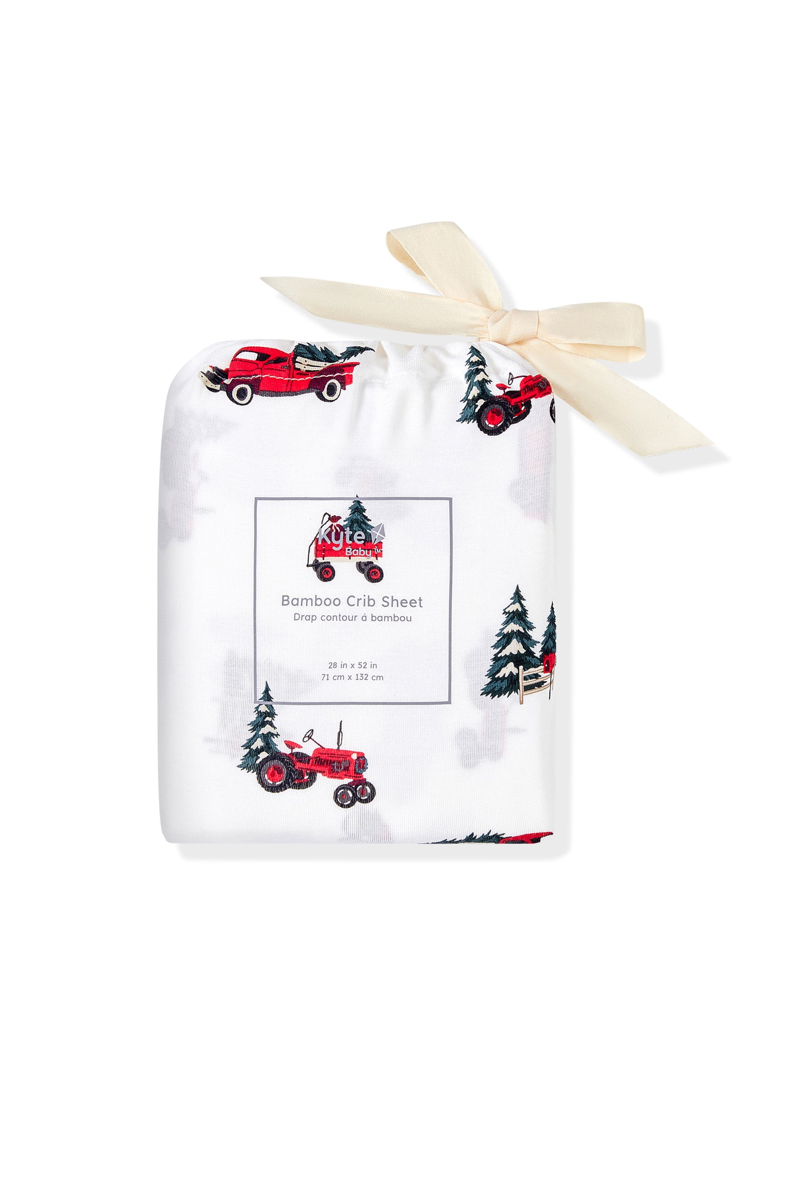 Crib Sheet in Holiday Tree Farm - Image 4