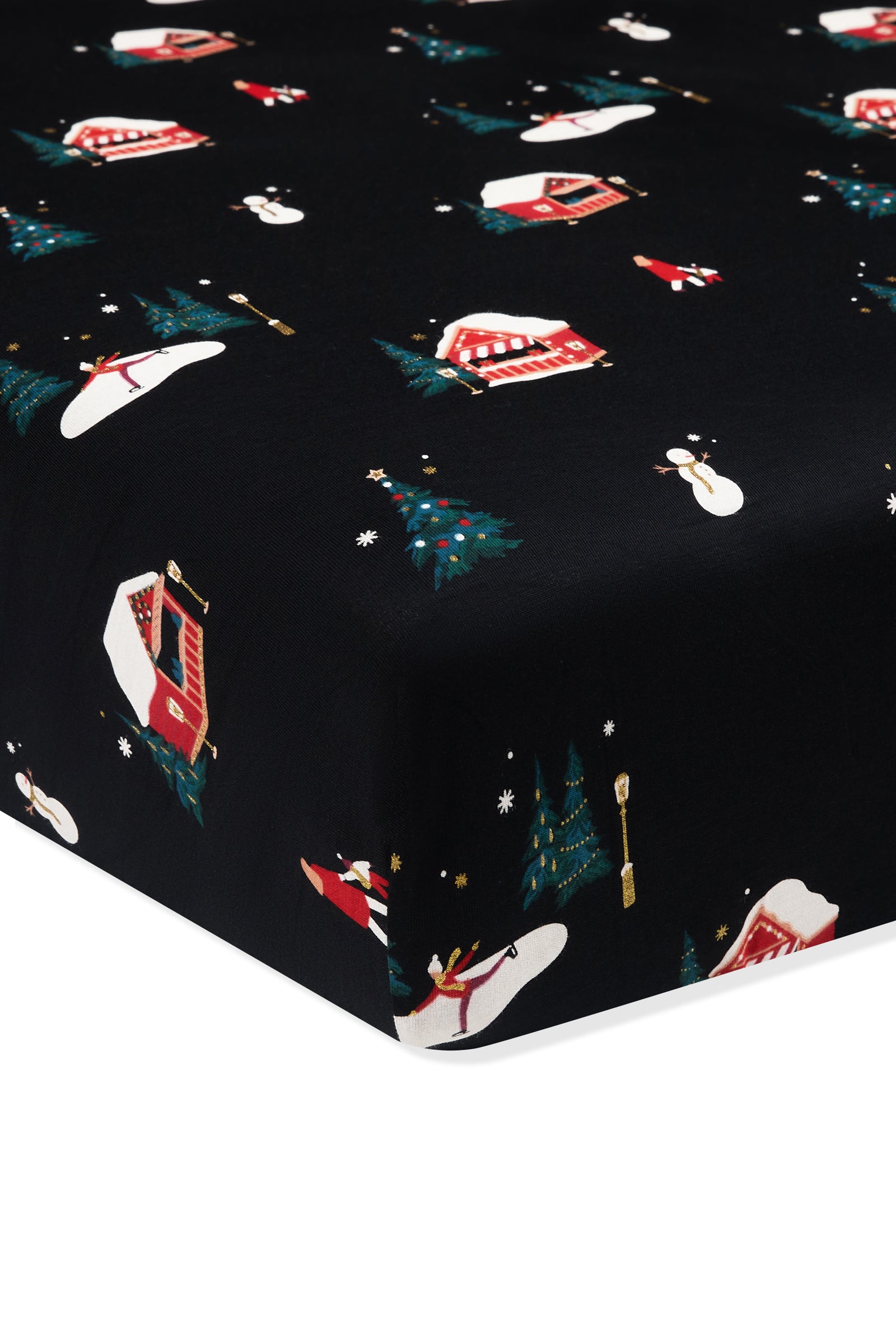 Crib Sheet in Winter Wonderland