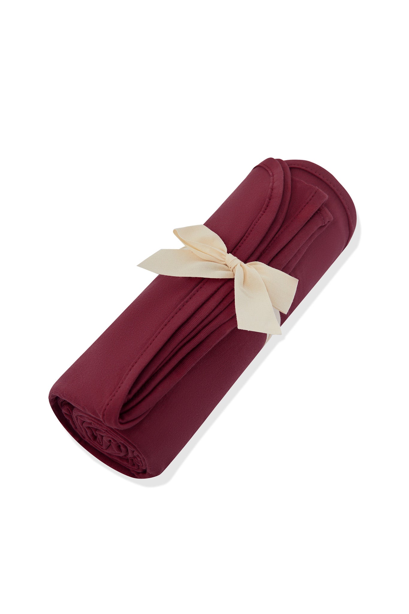 Swaddle Blanket in Burgundy - Image 4