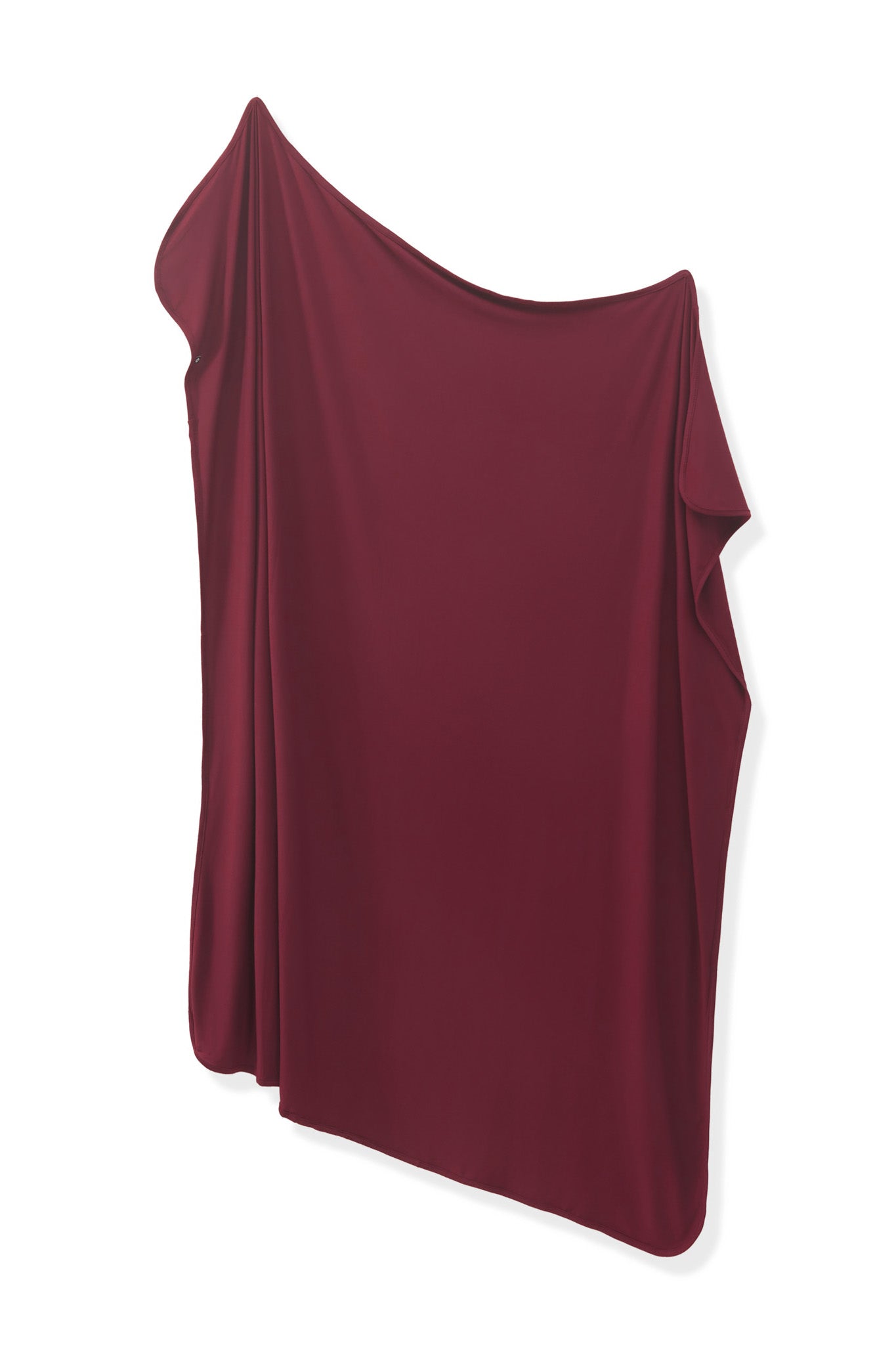 Swaddle Blanket in Burgundy - Image 2