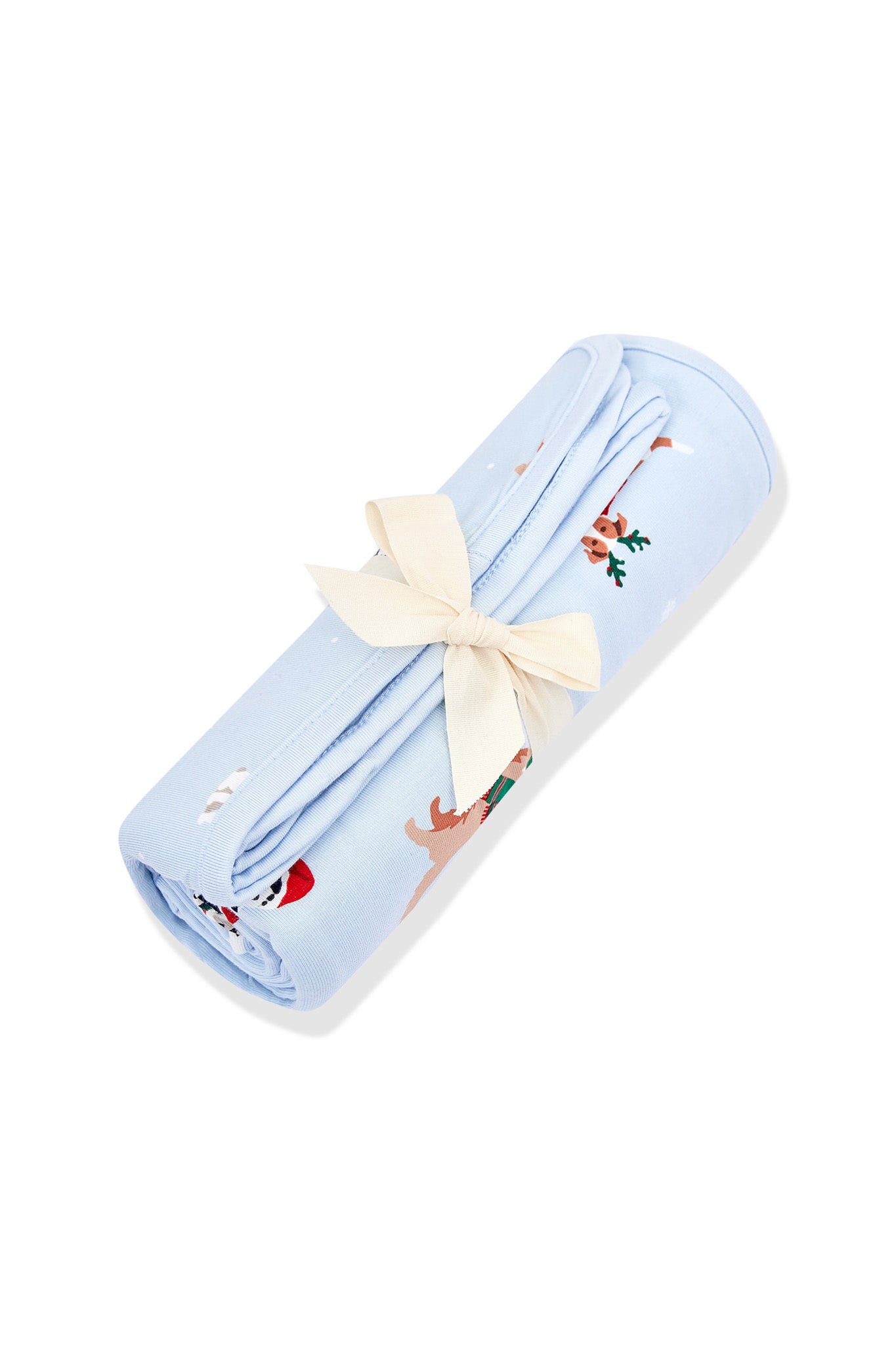 Swaddle Blanket in Holiday Pups - Image 3