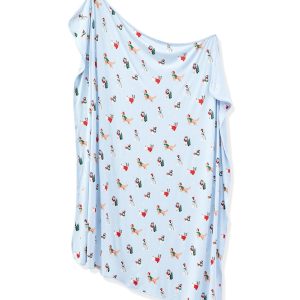 Swaddle Blanket in Holiday Pups