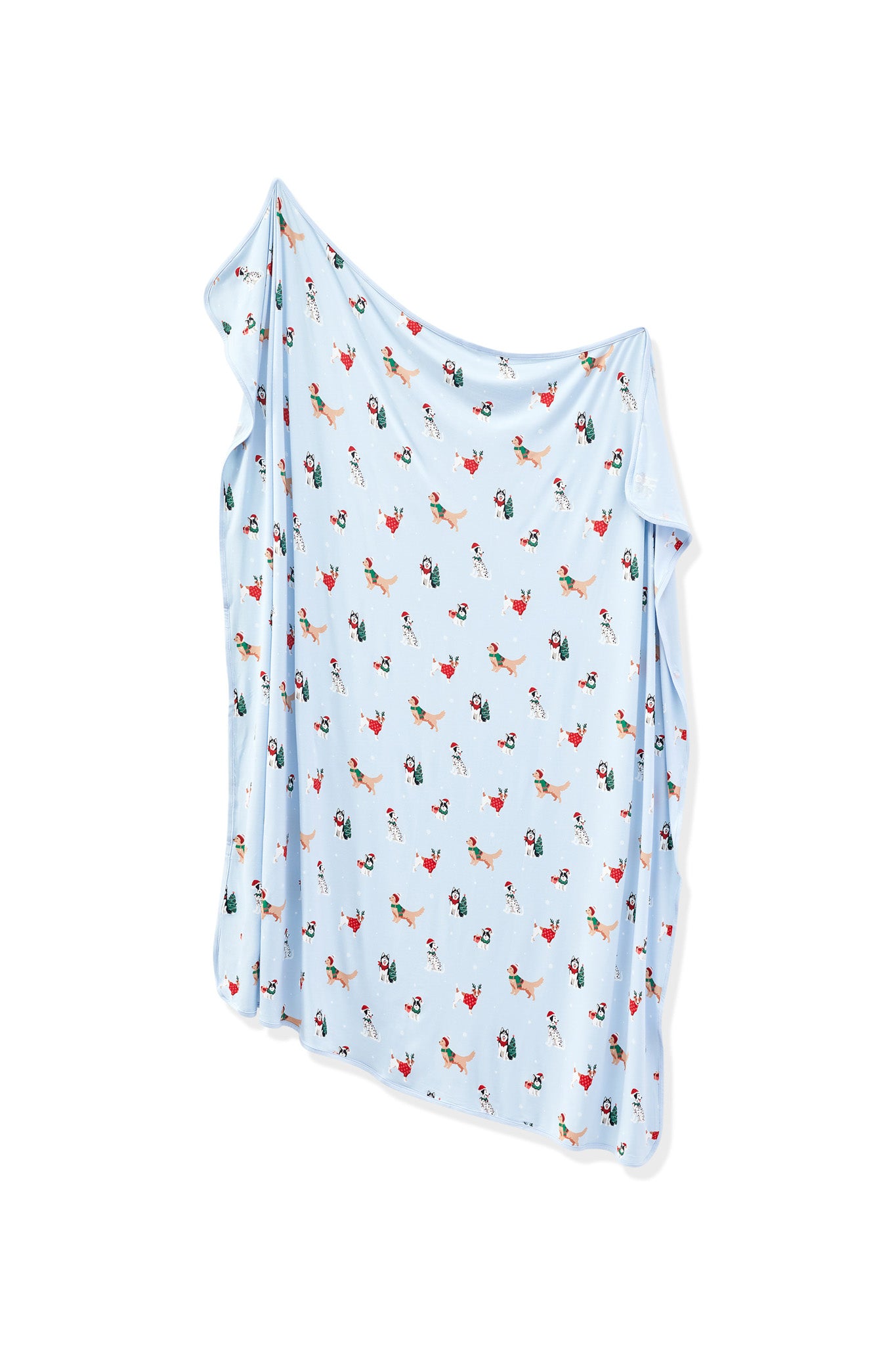 Swaddle Blanket in Holiday Pups