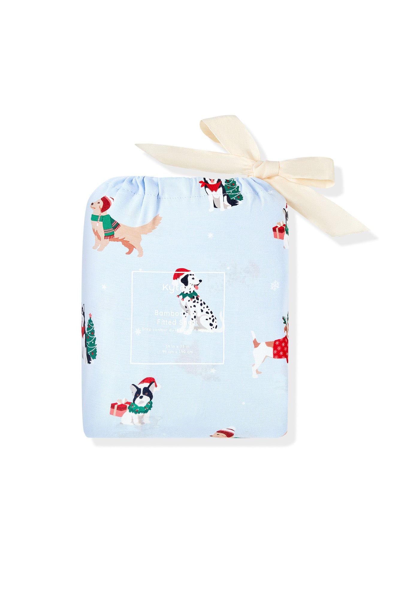 Twin Sheet in Holiday Pups - Image 4