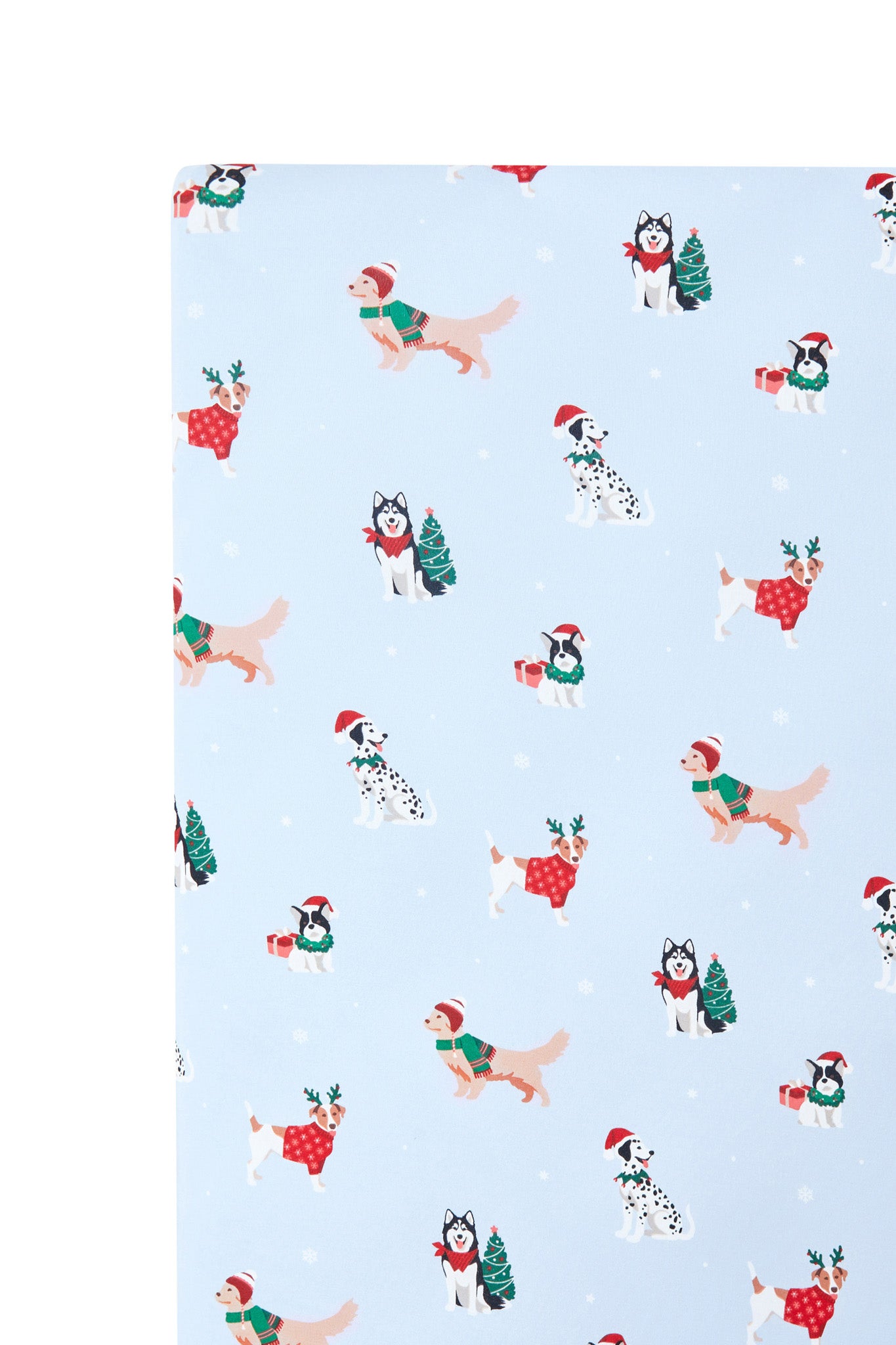 Twin Sheet in Holiday Pups - Image 3
