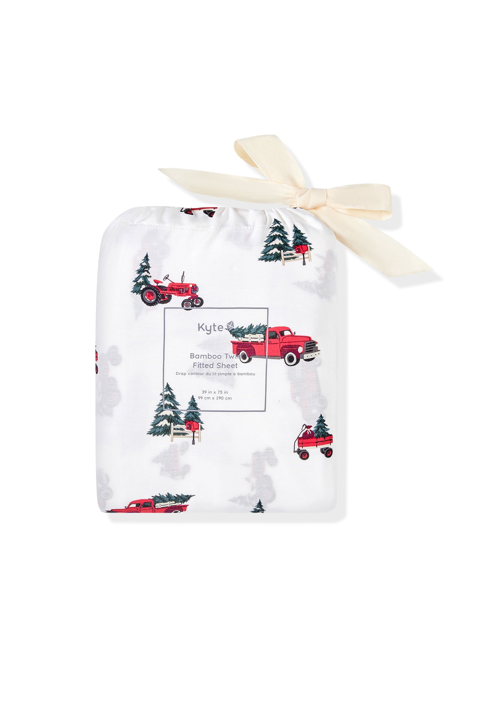 Twin Sheet in Holiday Tree Farm - Image 4