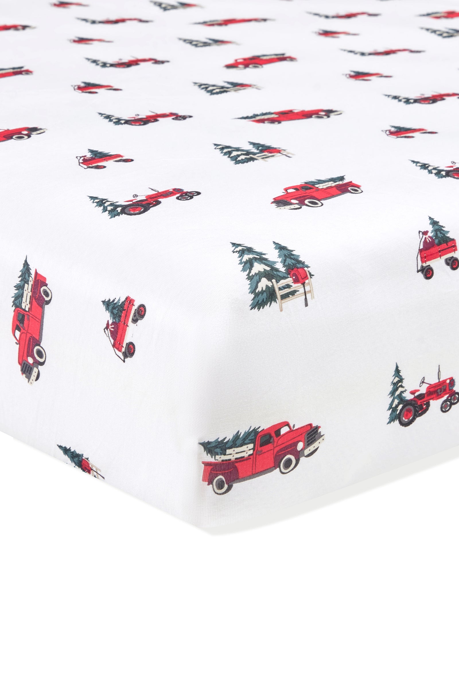 Twin Sheet in Holiday Tree Farm