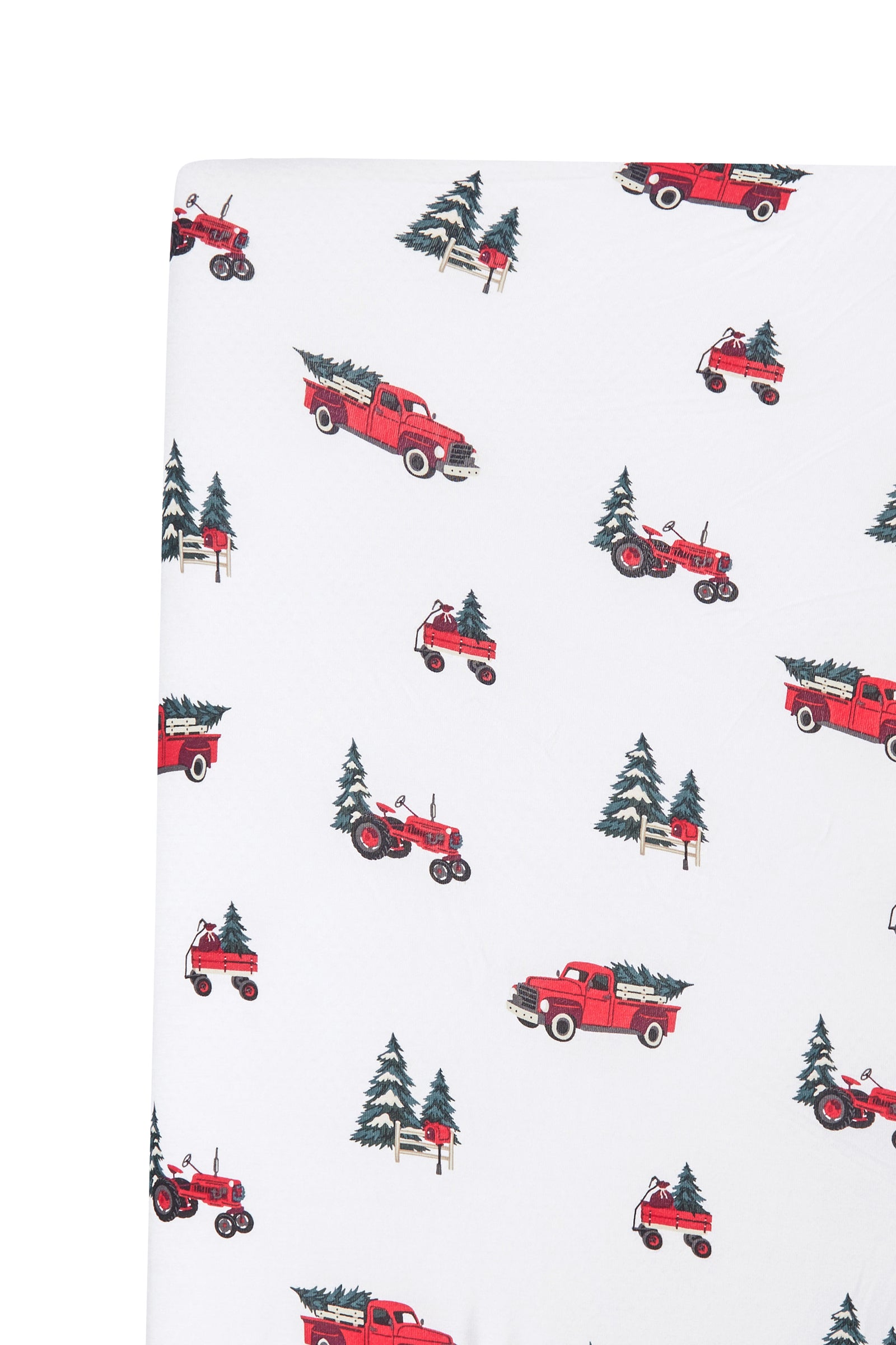 Twin Sheet in Holiday Tree Farm - Image 2