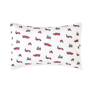 Standard Pillowcase in Holiday Tree Farm