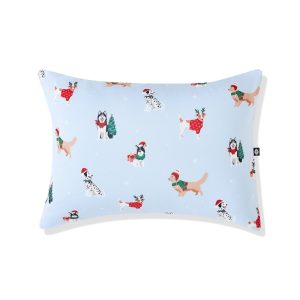 Toddler Pillowcase in Holiday Pups