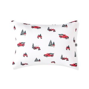 Toddler Pillowcase in Holiday Tree Farm