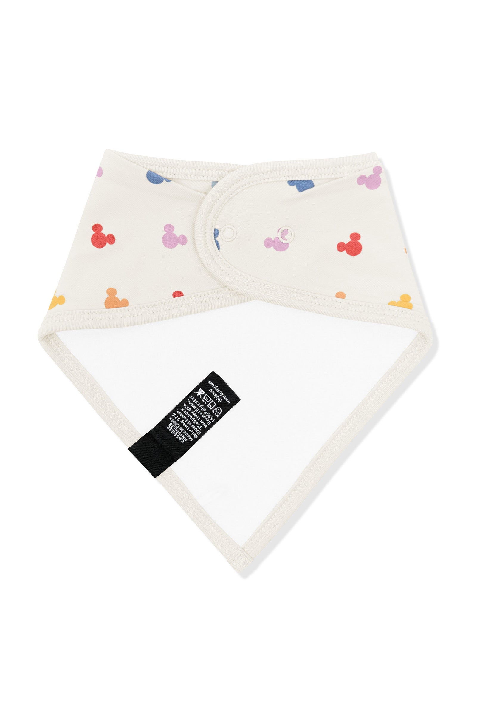 Bib in Pastel Mickey Mouse - Image 4