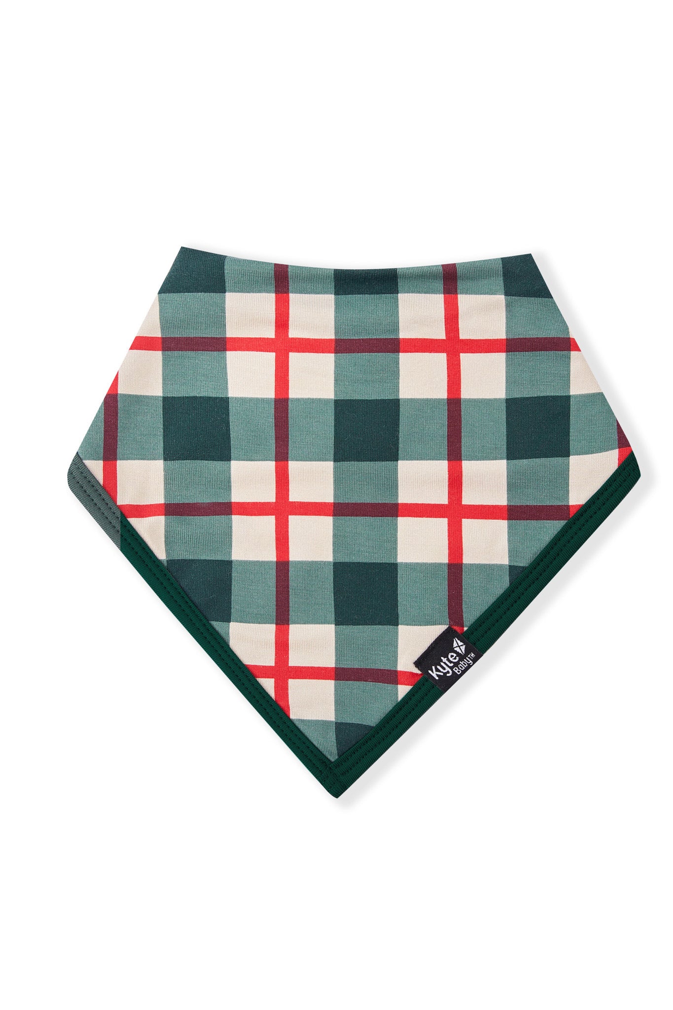 Bib in Holiday Plaid - Image 2