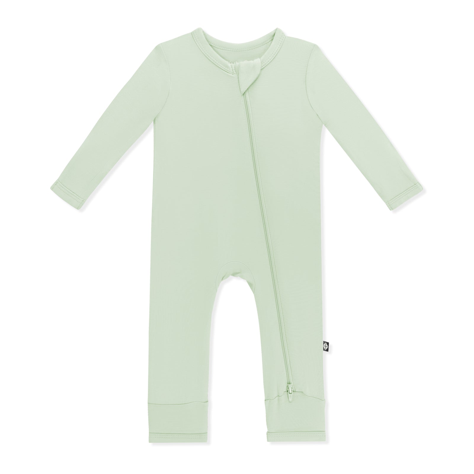 Zippered Romper in Basil - Image 2