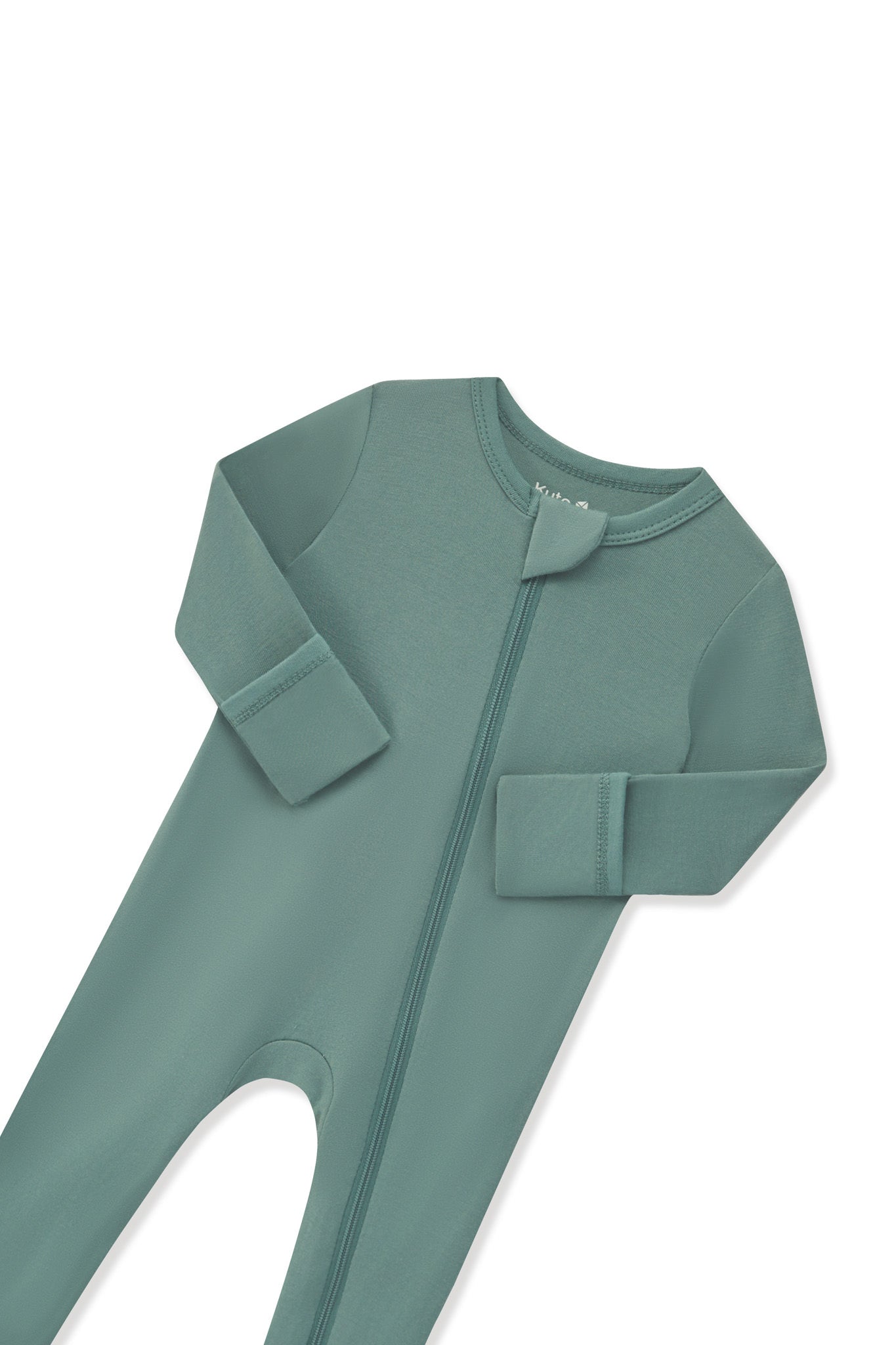 Zippered Romper in Pine - Image 4
