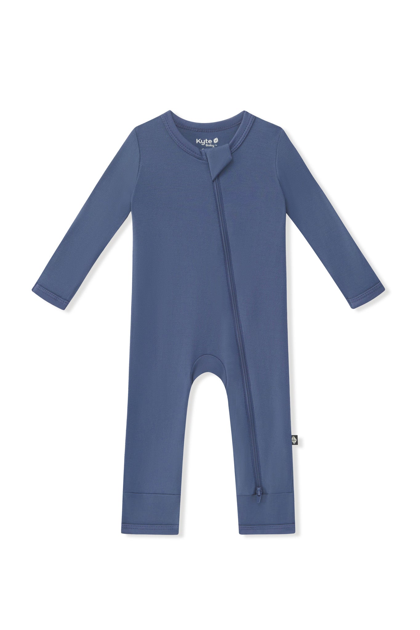Zippered Romper in Oxford - Image 2