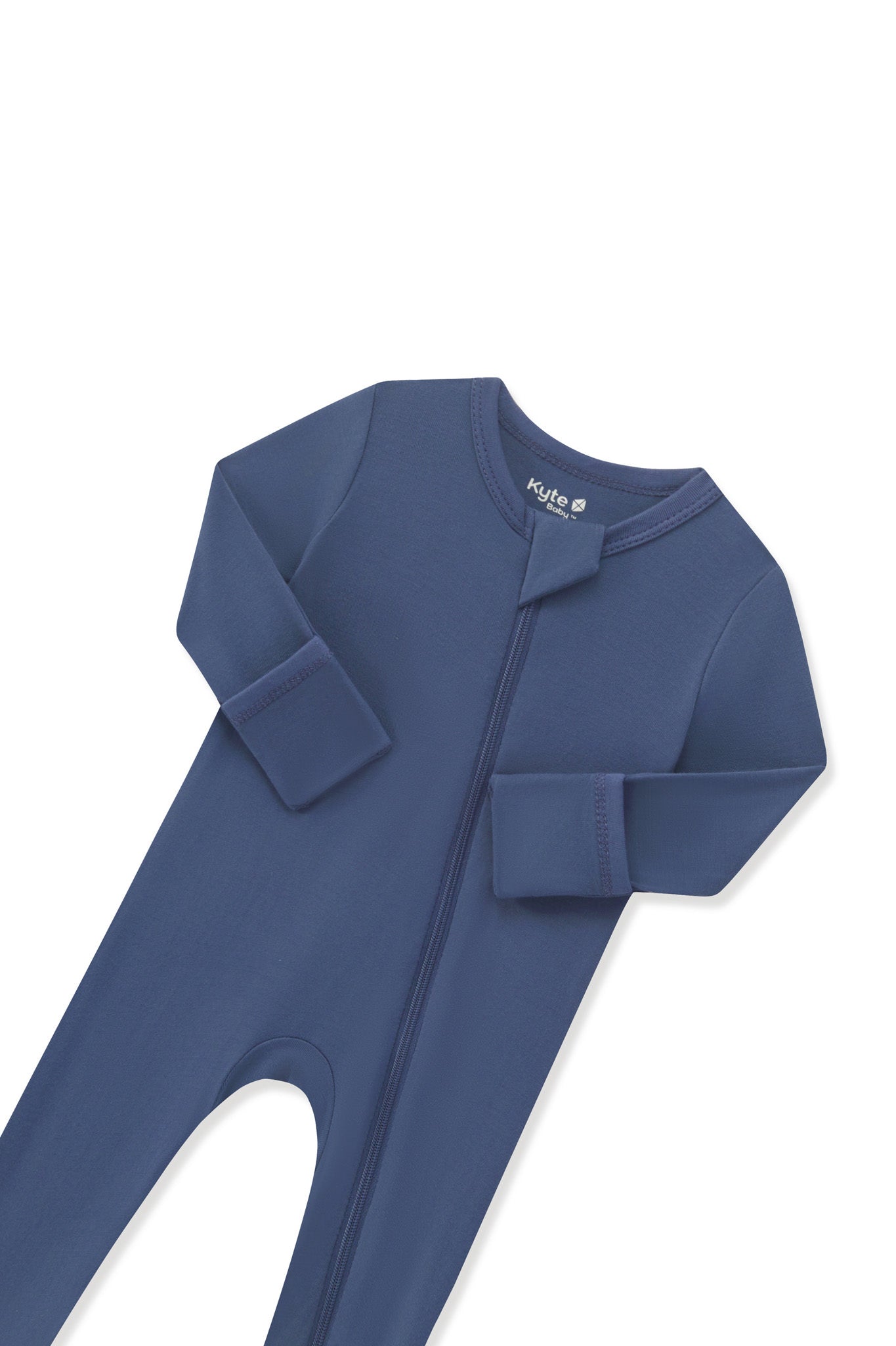 Zippered Romper in Oxford - Image 4