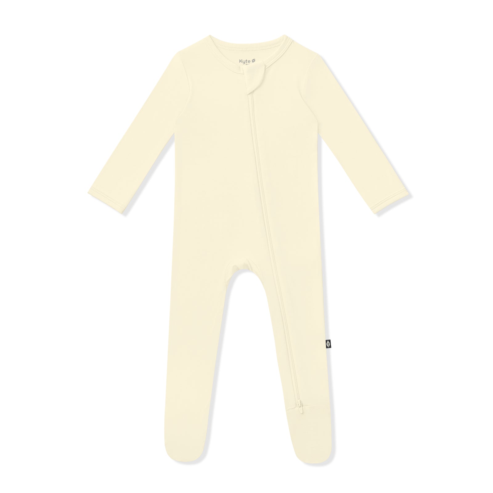 Zippered Footie in Chamomile - Image 2