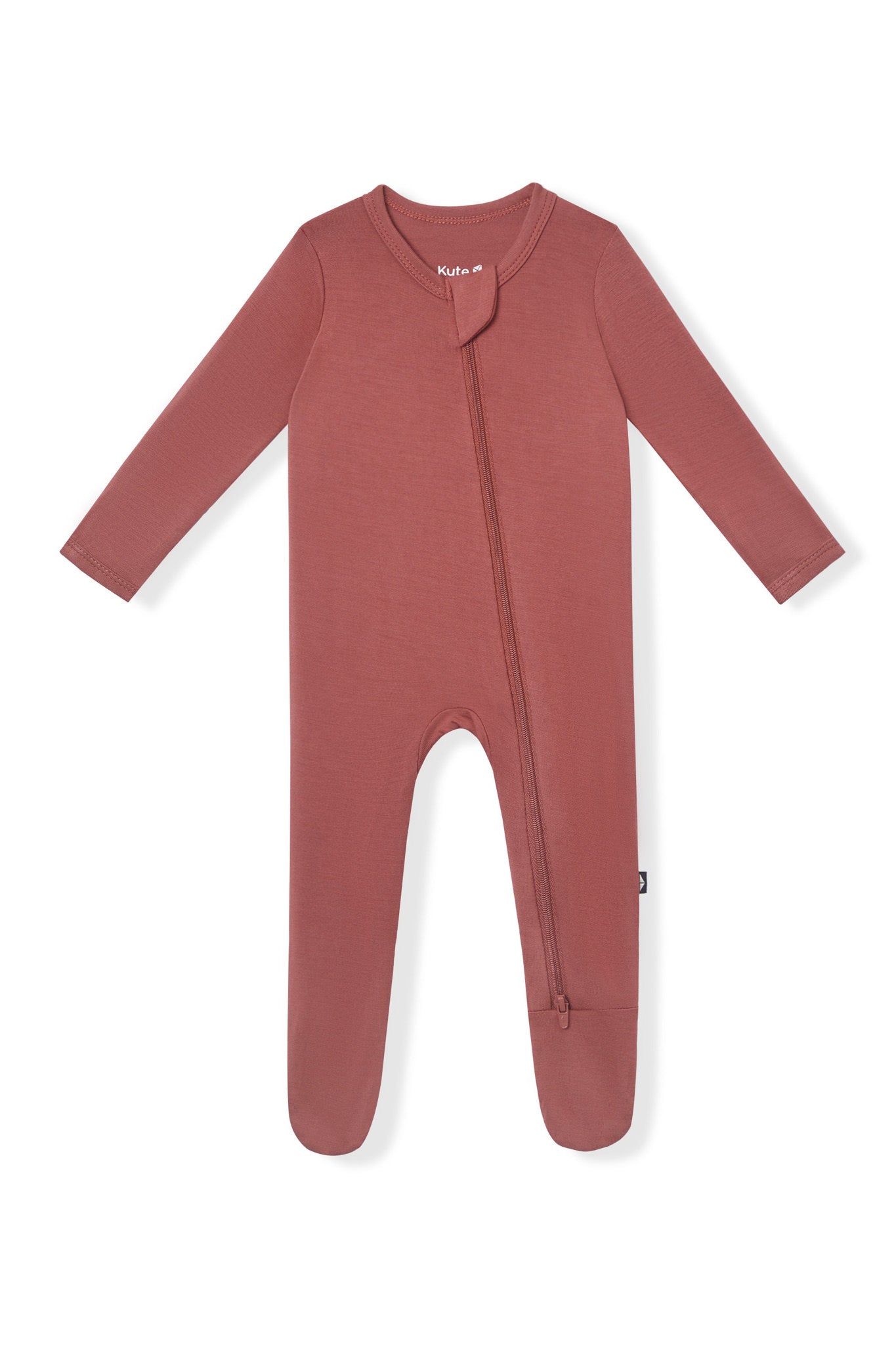 Zippered Footie in Ember - Image 2