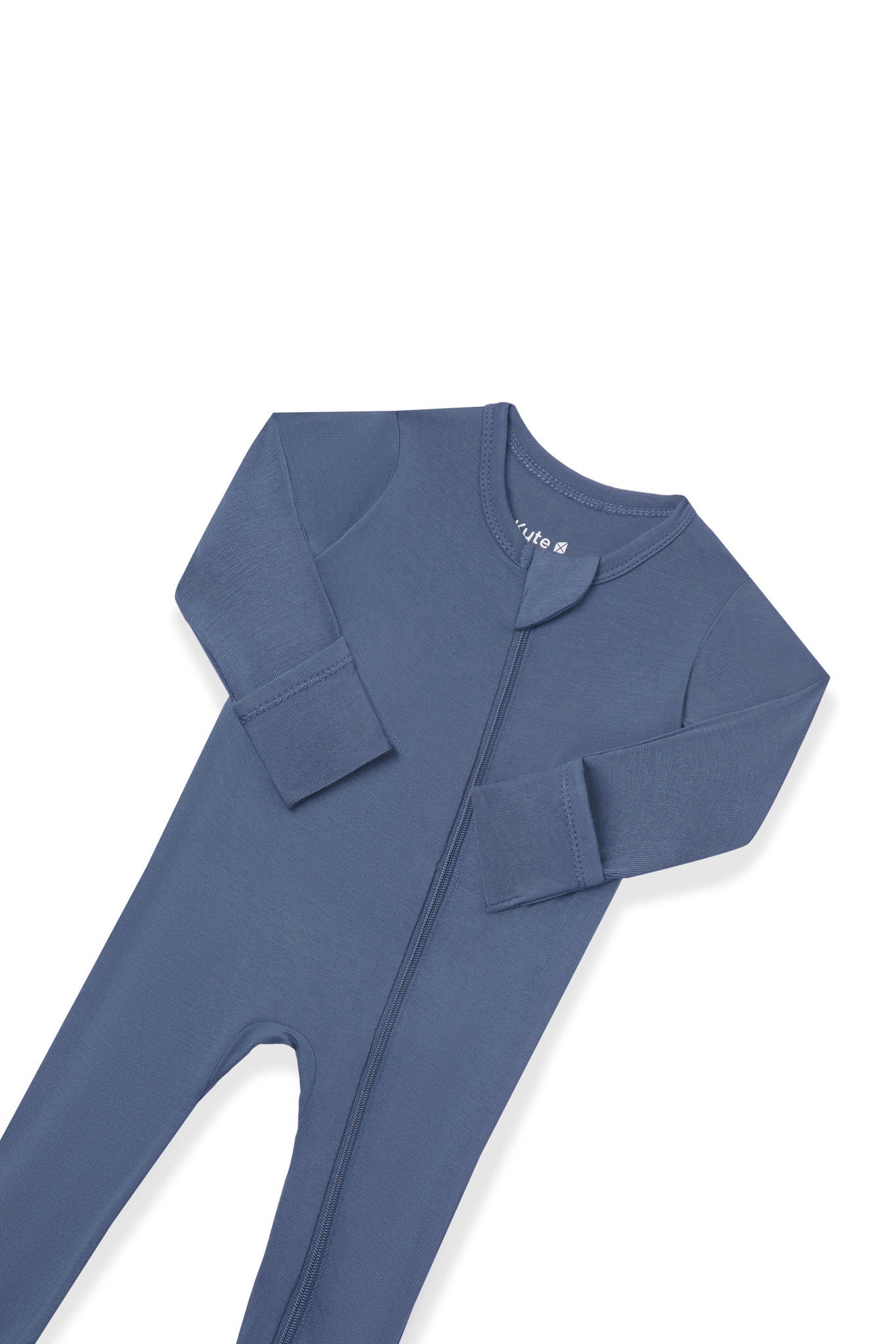 Zippered Footie in Oxford - Image 5