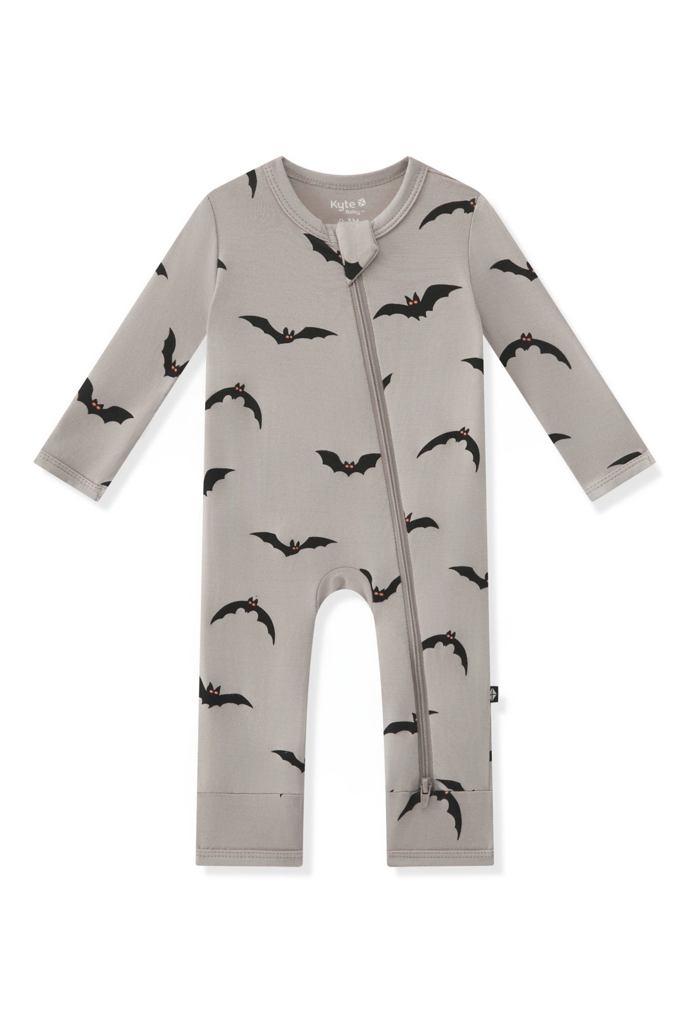 Zippered Romper in Bats - Image 2