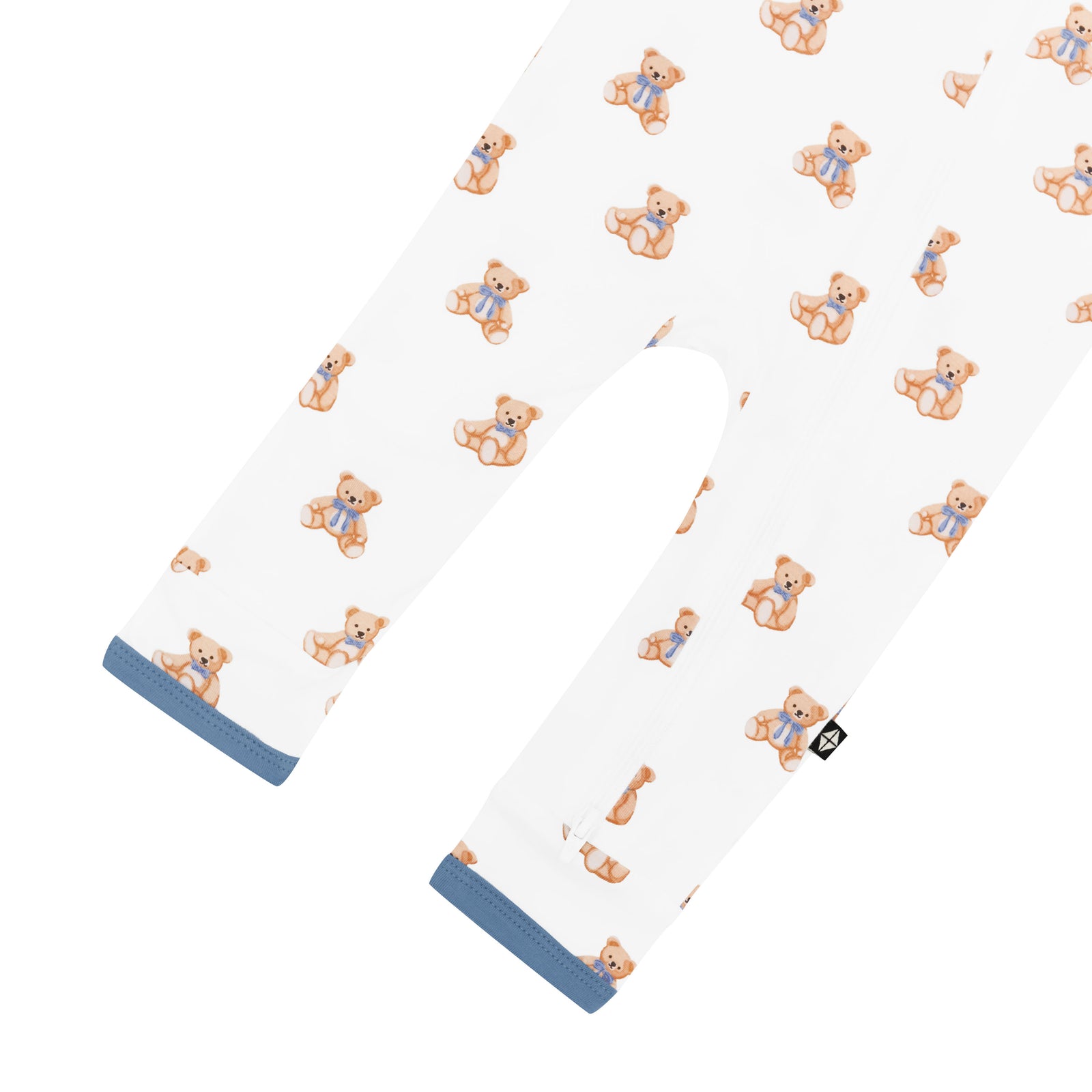 Zippered Romper in Teddy Bear - Image 5
