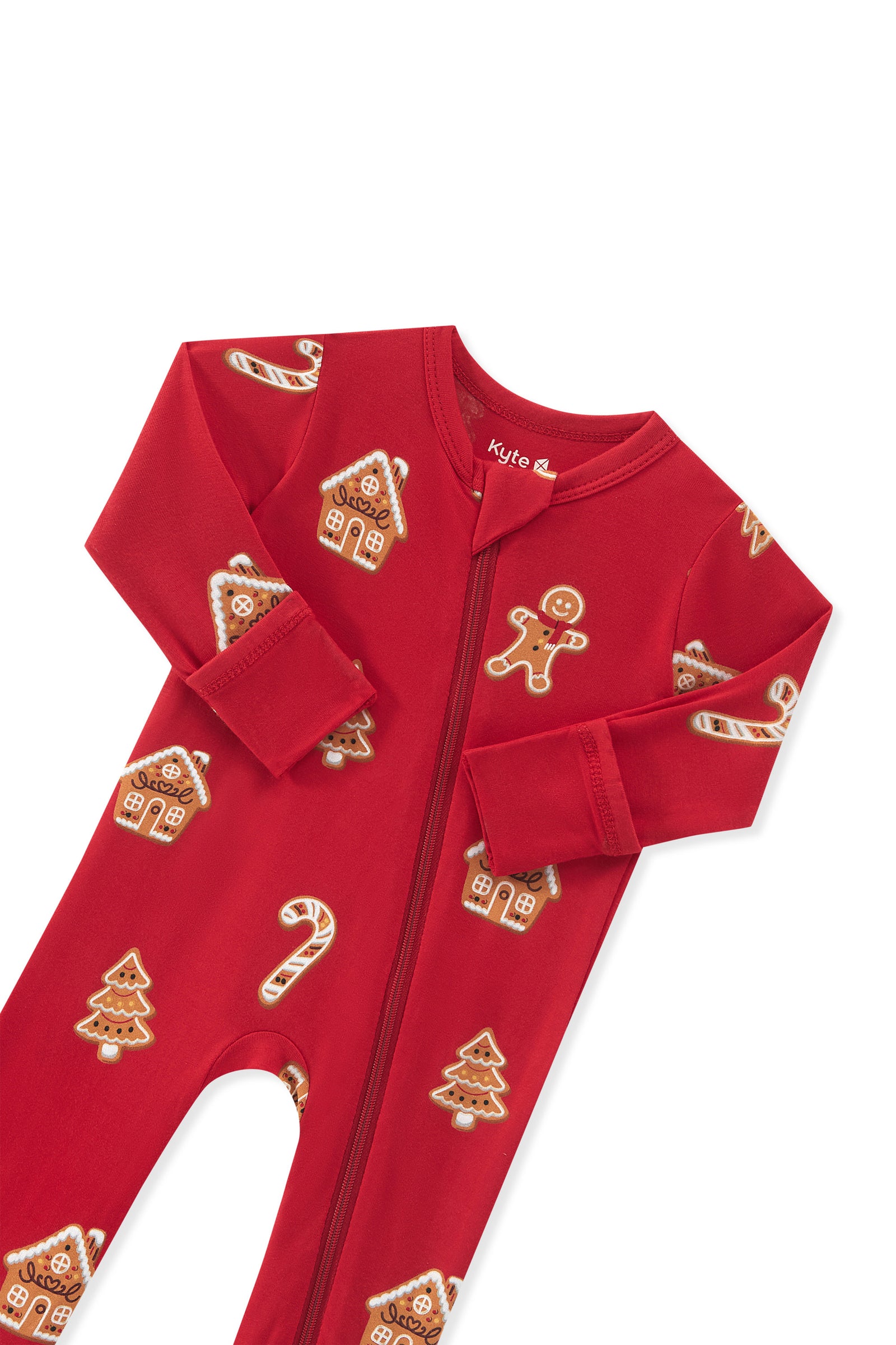 Zippered Romper in Gingerbread - Image 5