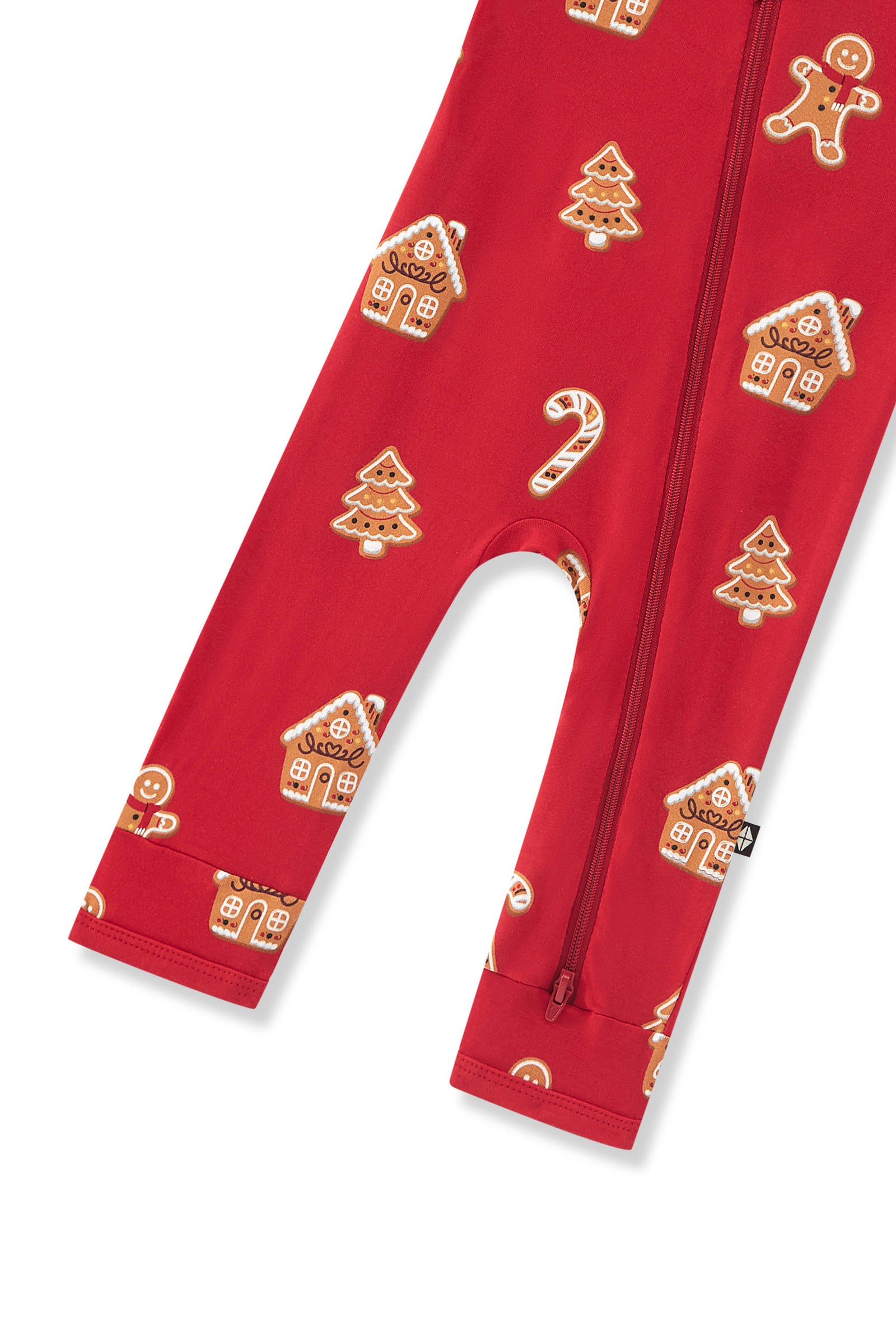 Zippered Romper in Gingerbread - Image 6