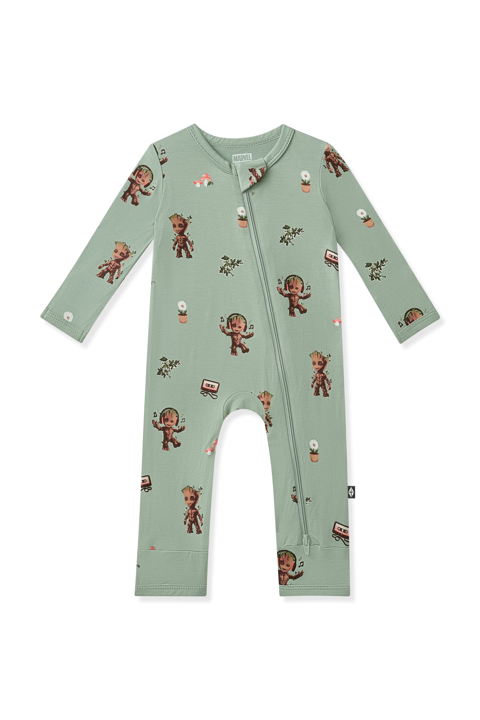Zippered Romper in Groot - Image 2