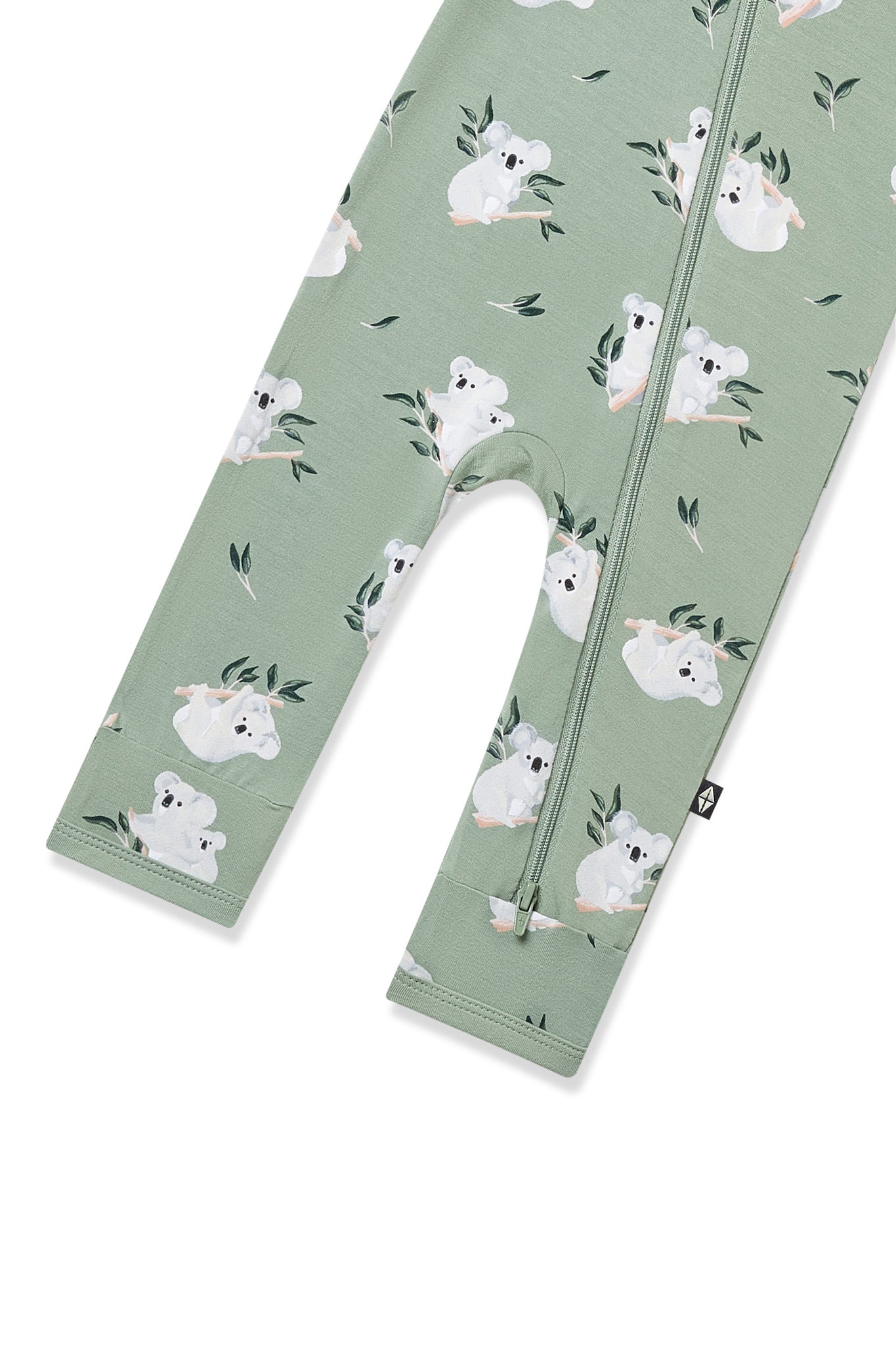 Zippered Romper in Koala - Image 4