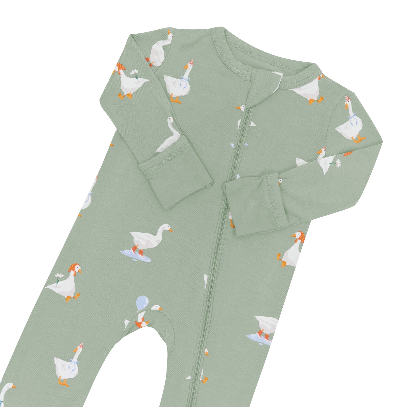 Zippered Romper in Silly Goose - Image 5