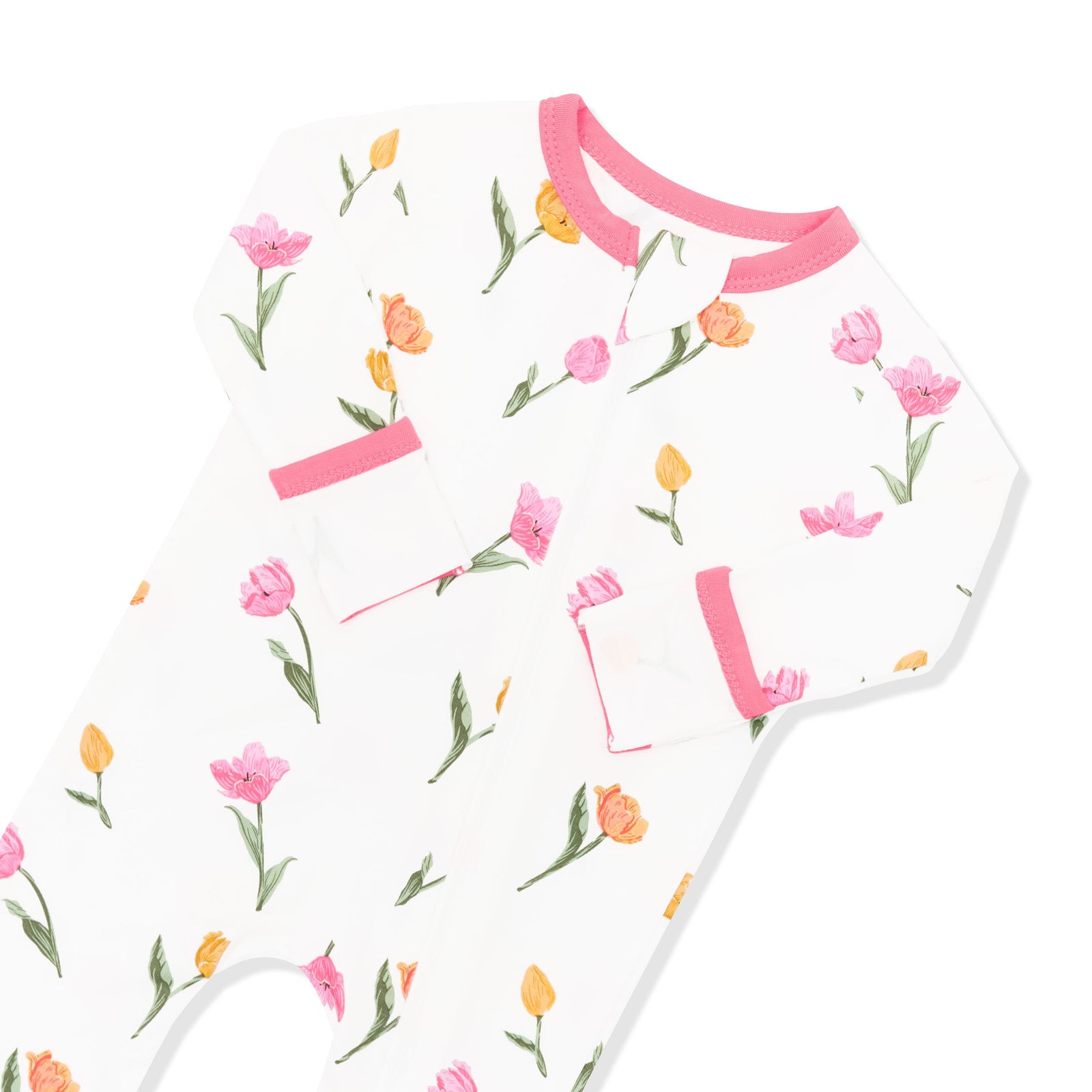 Zippered Romper in Tulip - Image 7
