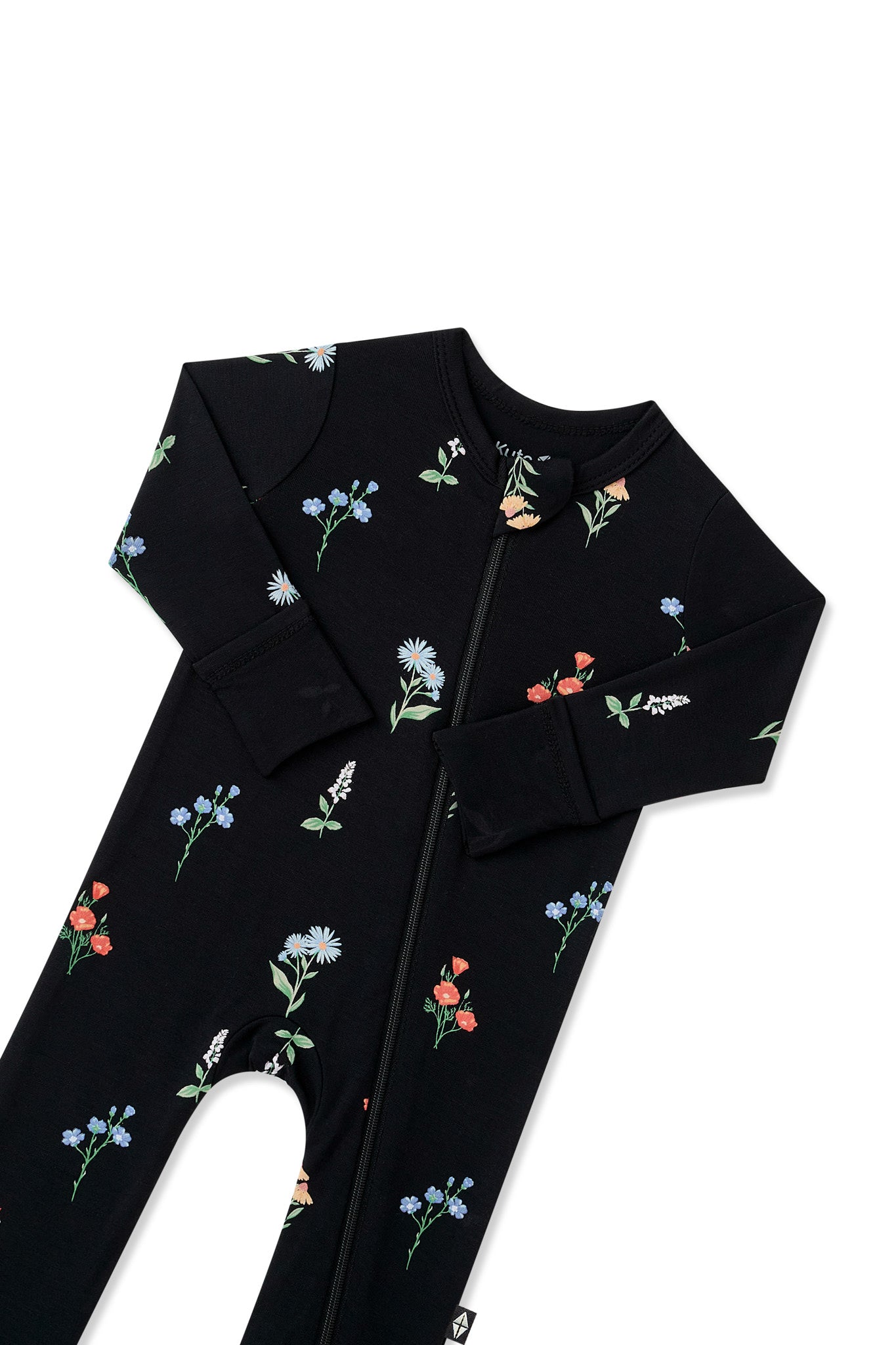 Zippered Romper in Midnight Wildflower - Image 4
