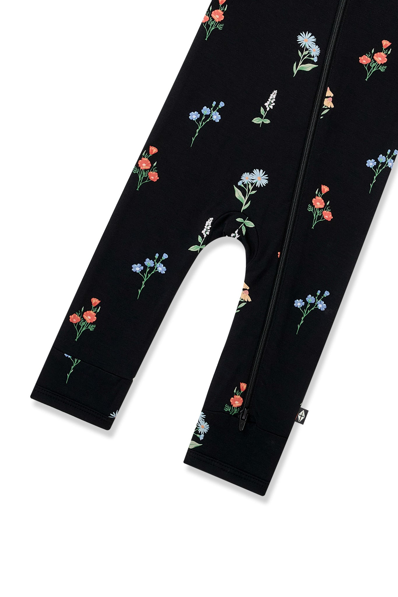 Zippered Romper in Midnight Wildflower - Image 5