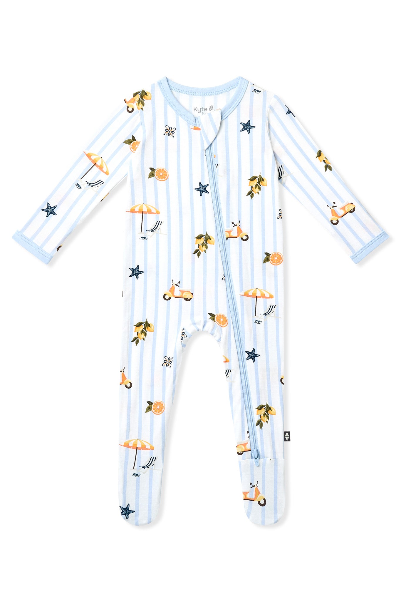 Zippered Footie in Amalfi Coast - Image 2