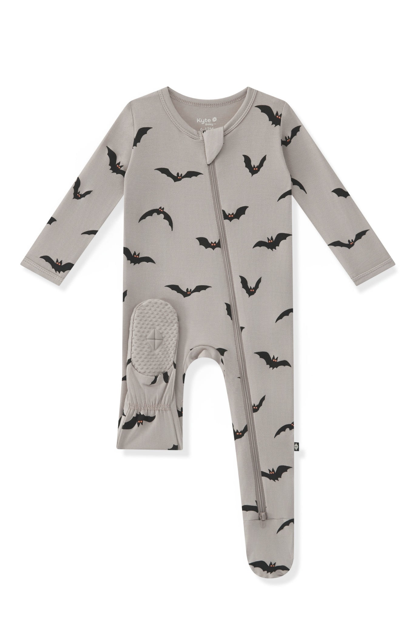 Zippered Footie in Bats - Image 7