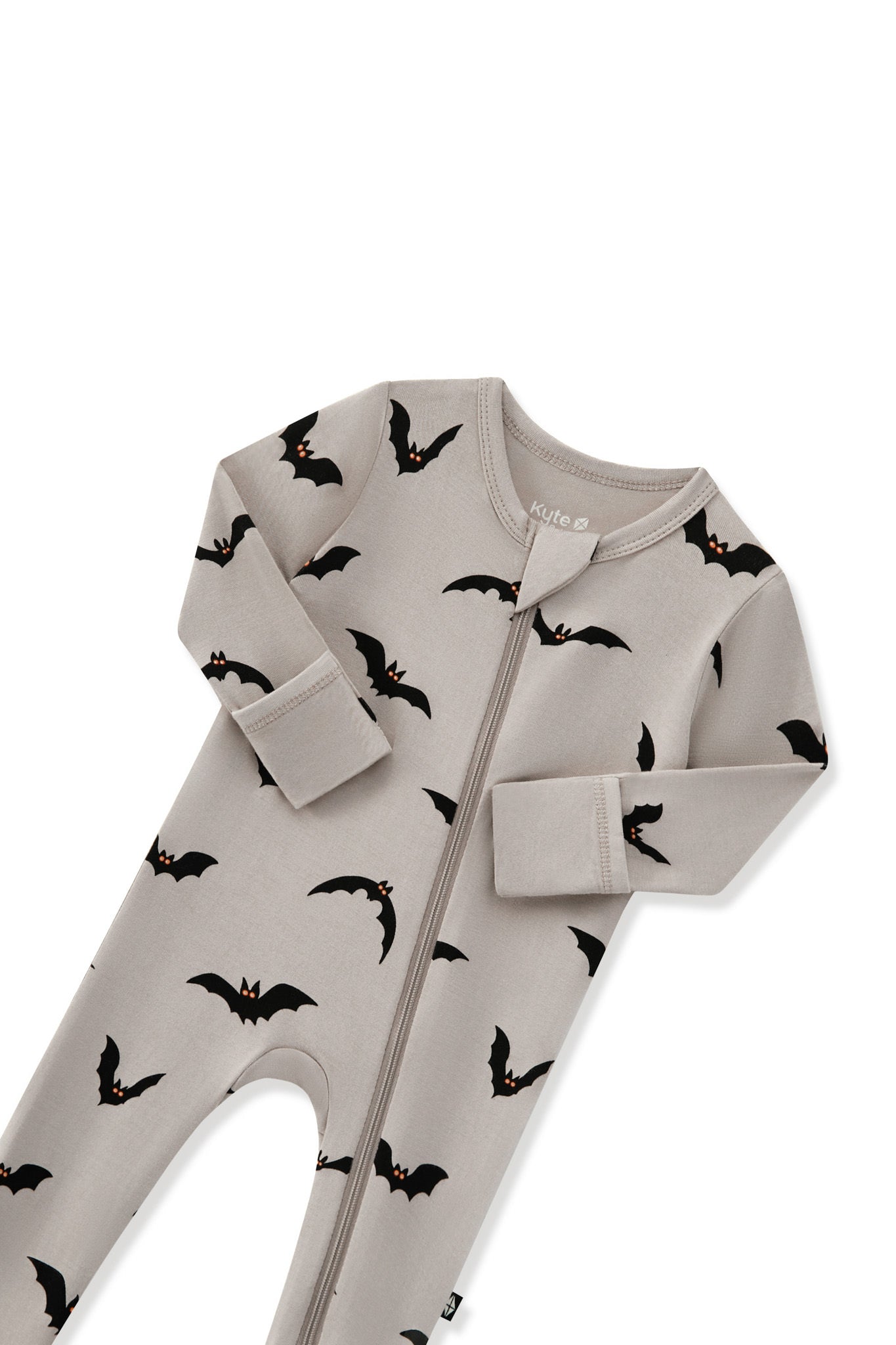 Zippered Footie in Bats - Image 6