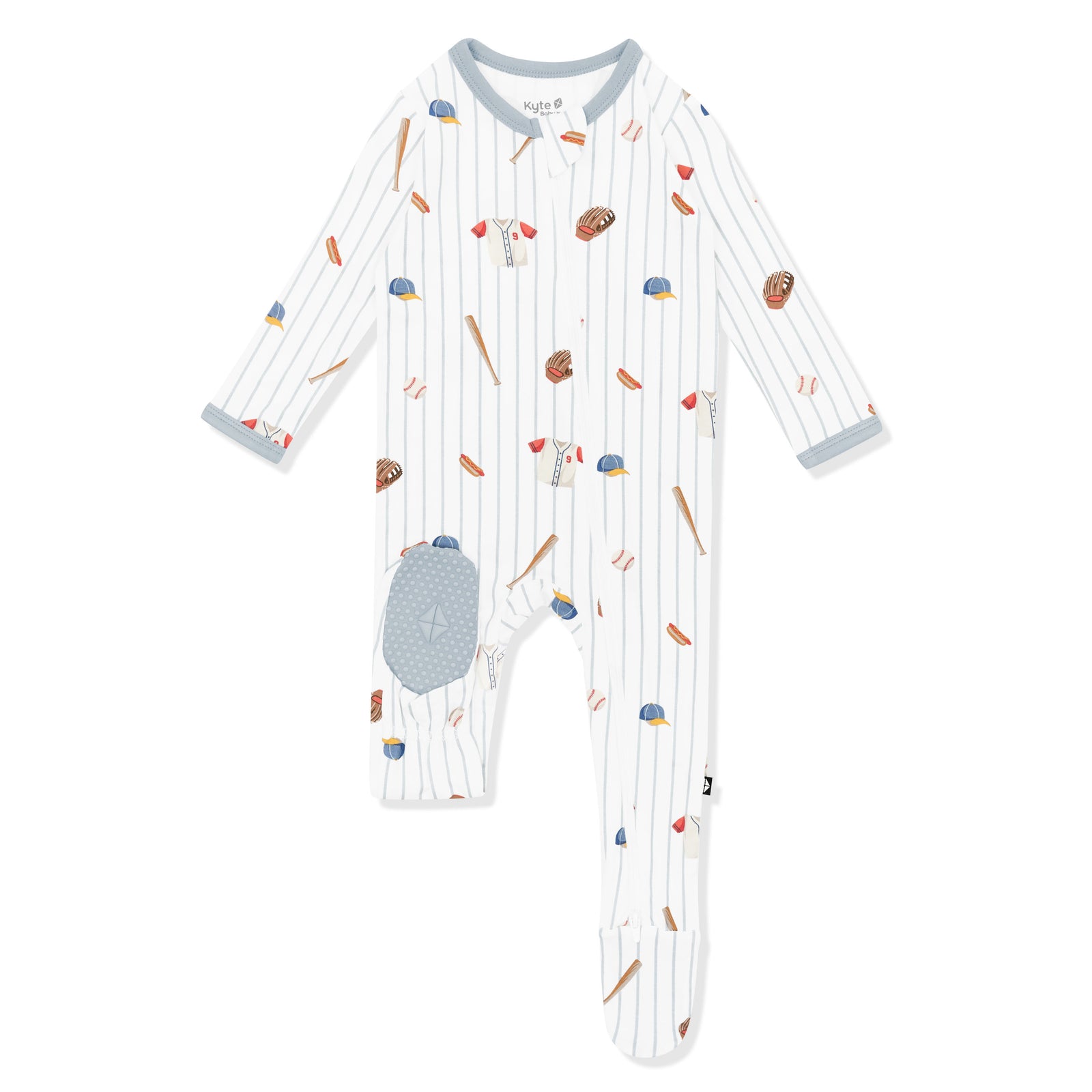 Zippered Footie in Home Run - Image 6