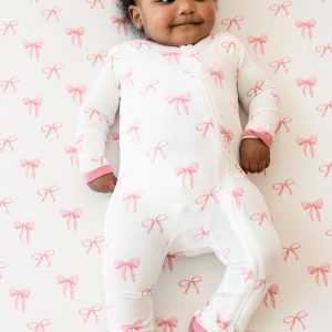 Zippered Romper in Bow