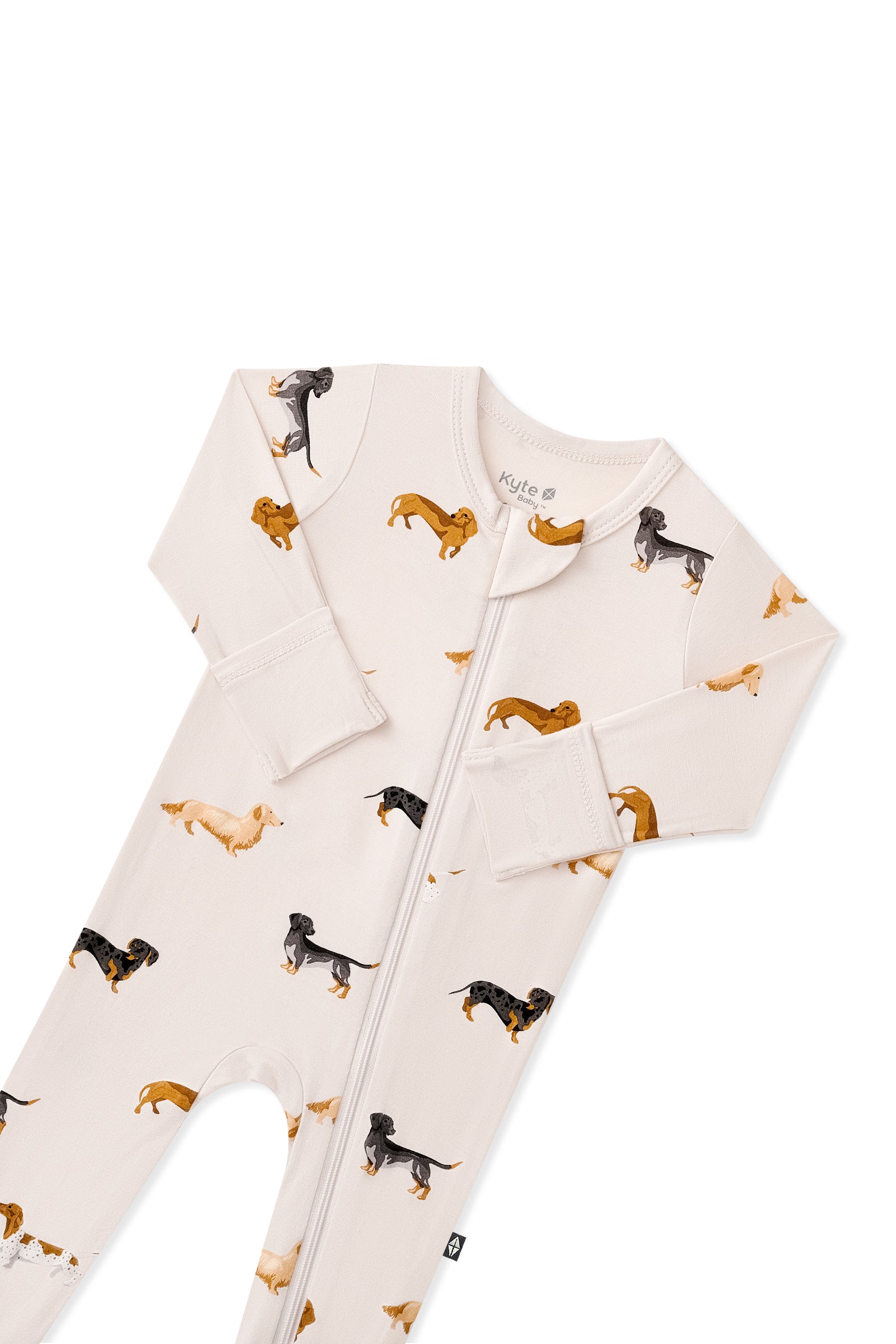 Zippered Footie in Dachshund - Image 5