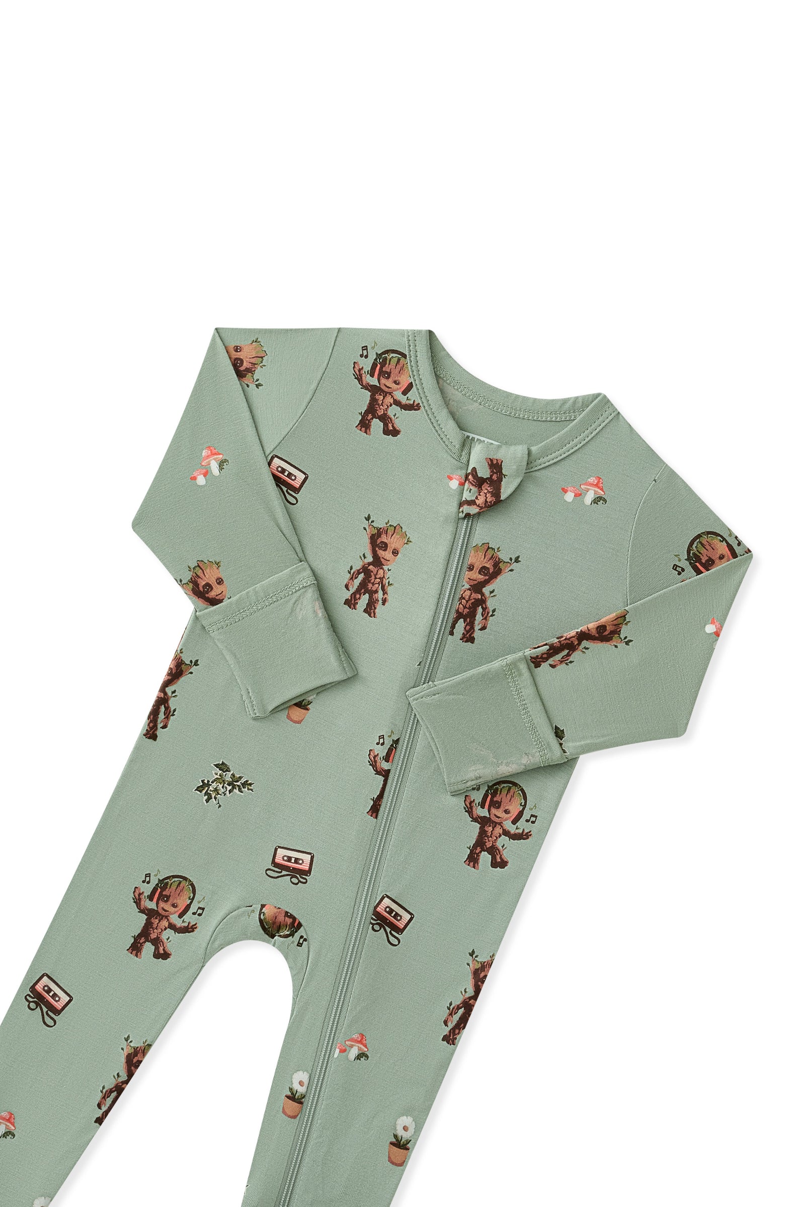 Zippered Footie in Groot - Image 6