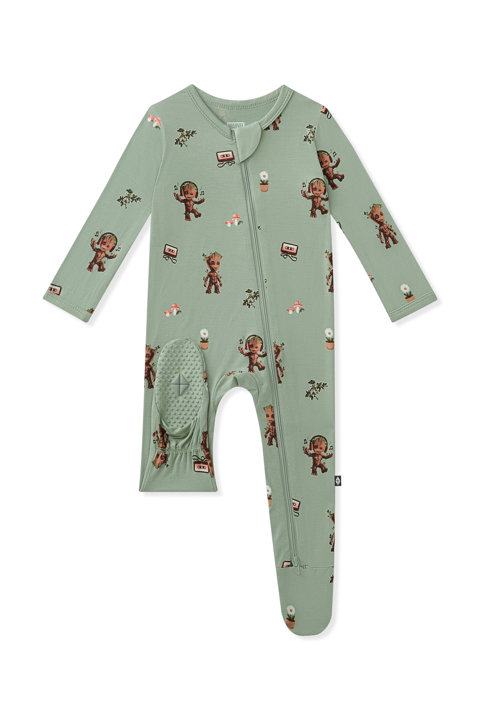 Zippered Footie in Groot - Image 7