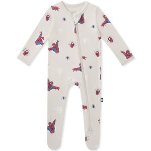 Zippered Footie in Spider-Man