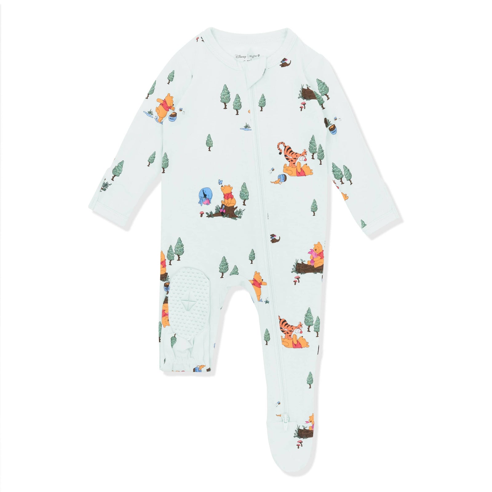 Zippered Footie in Winnie the Pooh Hundred Acre Wood - Image 7