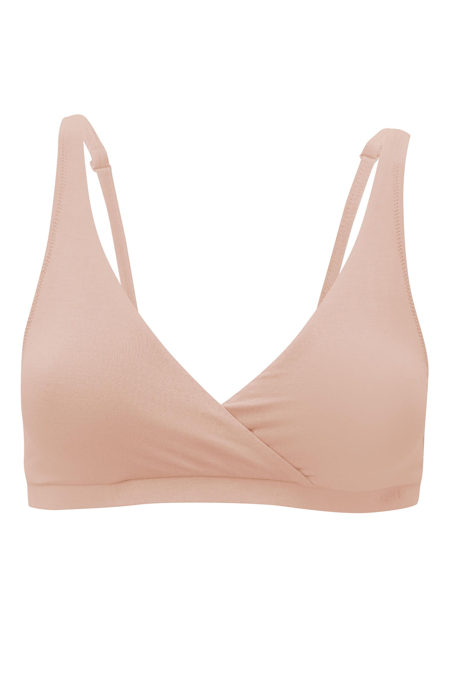 Women's Cross Front Bralette in Chai - Image 3