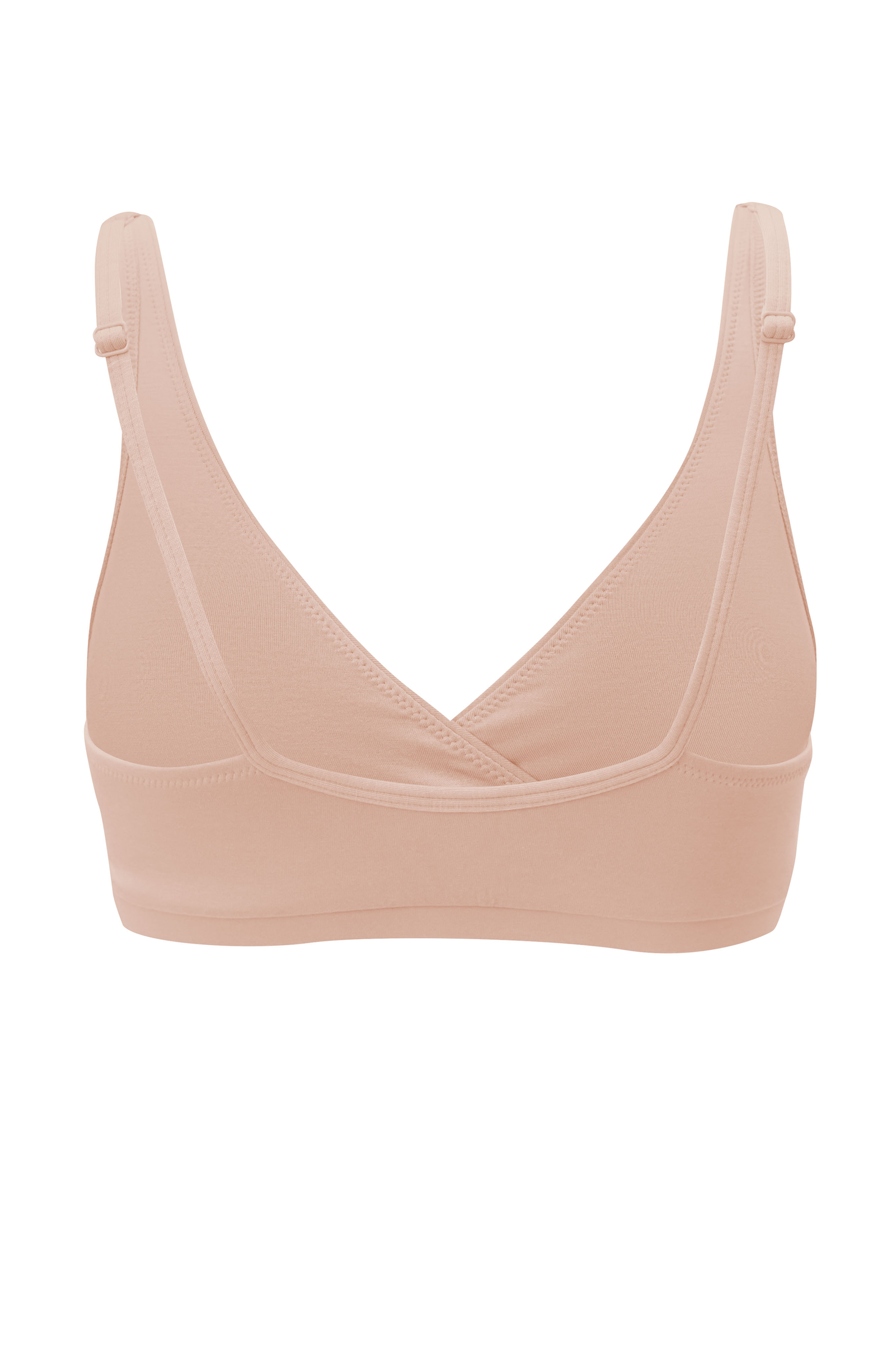 Women's Cross Front Bralette in Chai - Image 4